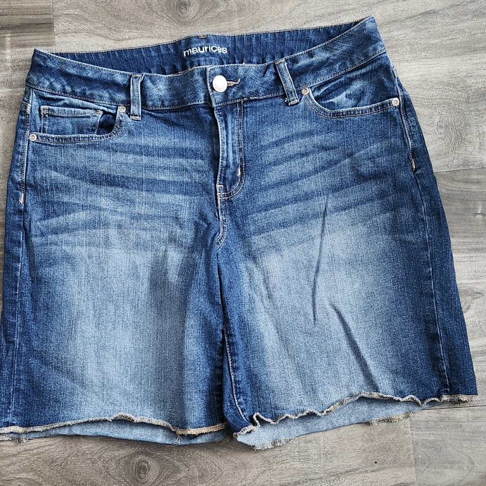Maurices Blue Denim Shorts
